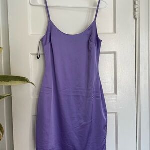 Missguided Lavender Slip Dress